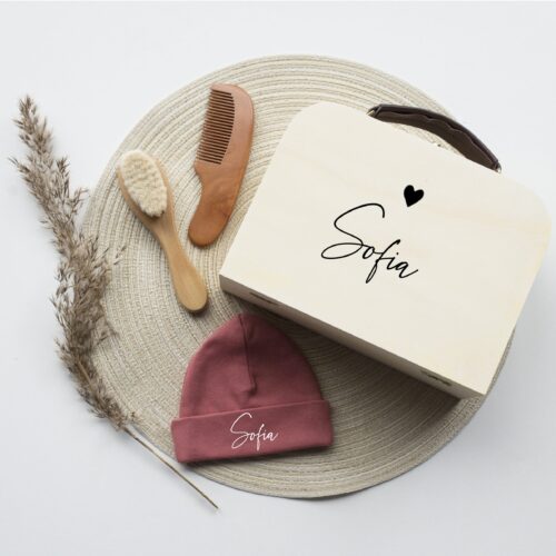 Houten Koffer met naam def scaled