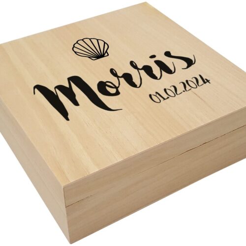 Memorybox Vierkant Groot – met naam & Icoon