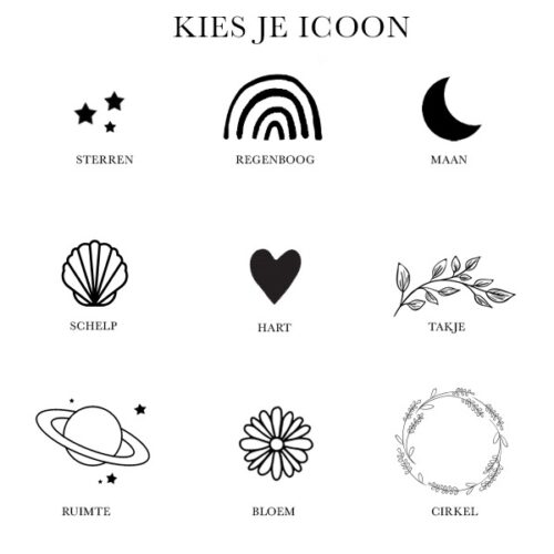 kies je icoon